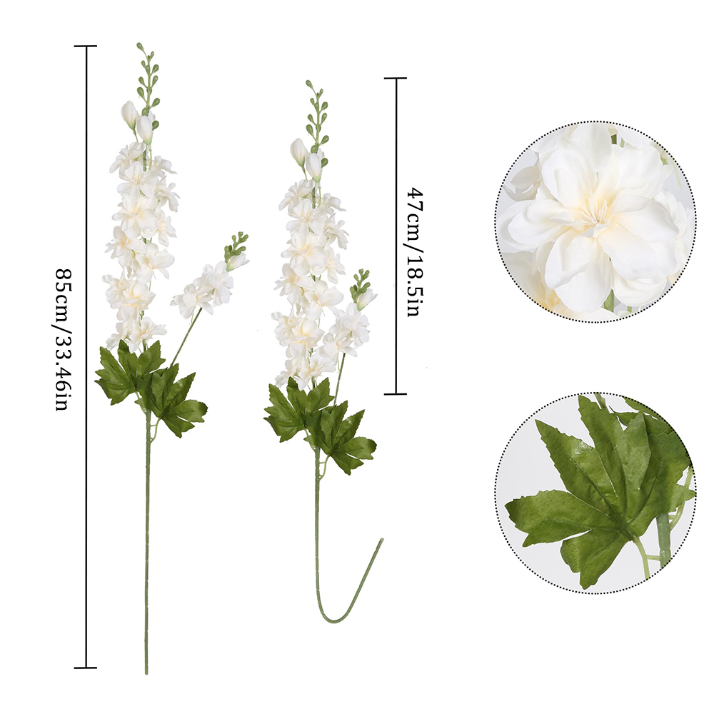 2pc Artificial Flowers Long St - Centerpiece Vase Tall 评论和价格