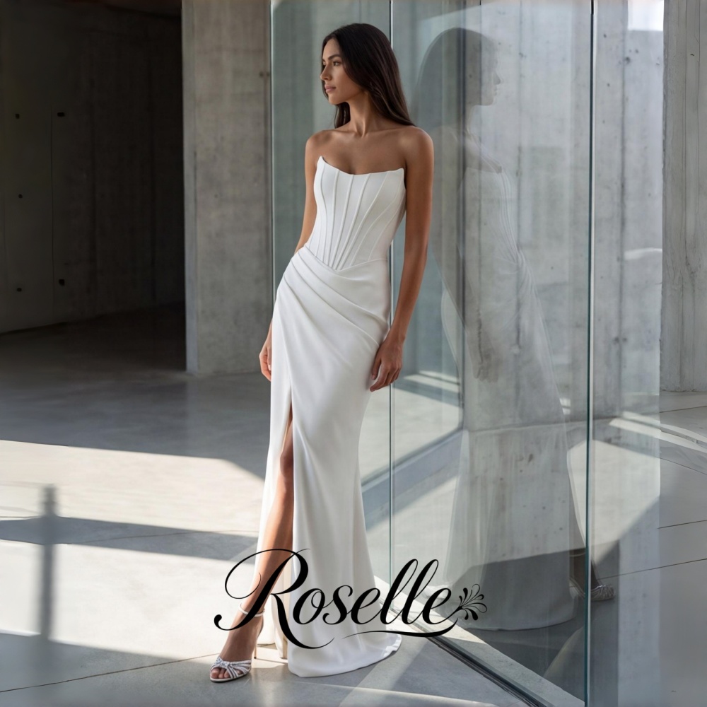 ROSELLE Mermaid Simple Elegant - Wedding Qw 评论和价格