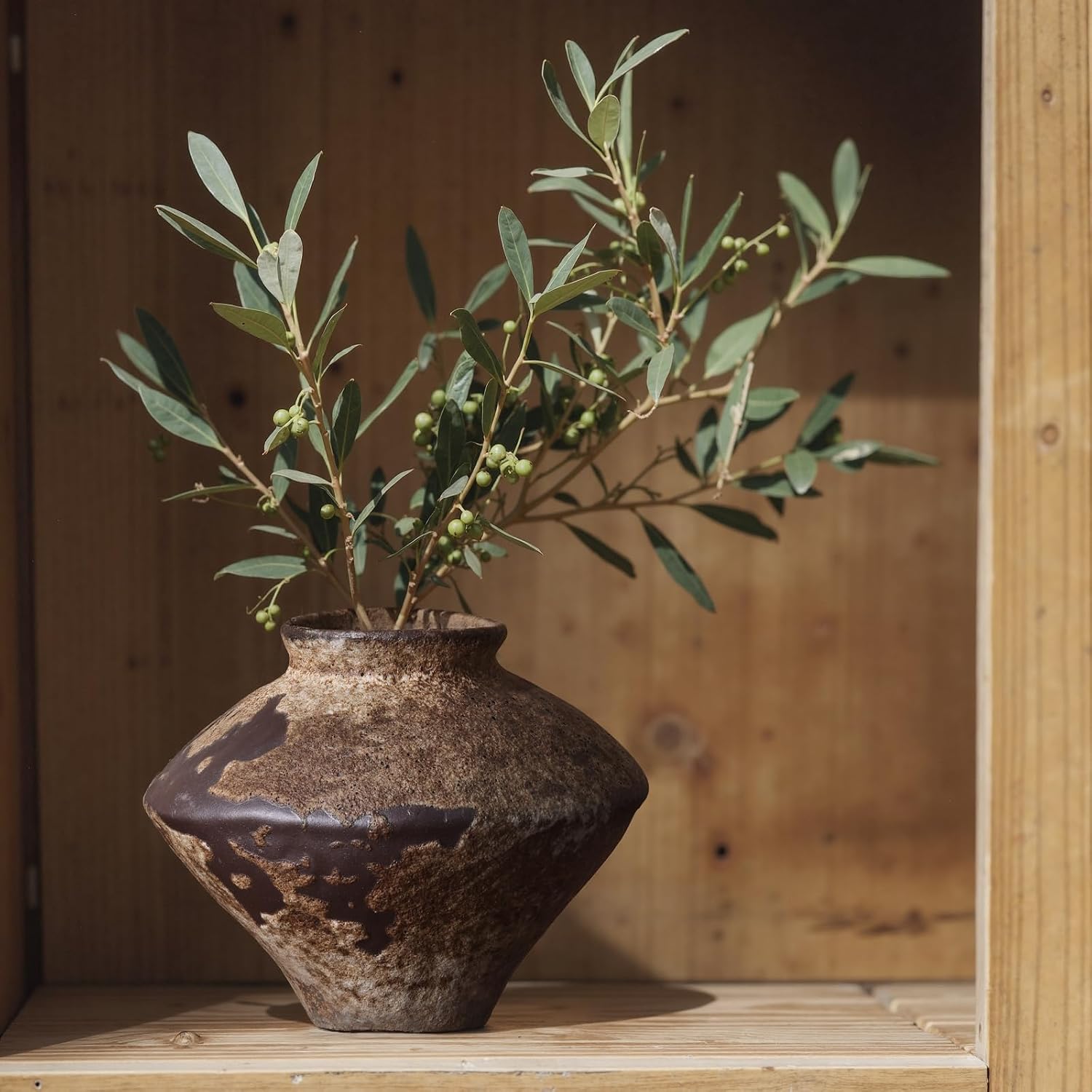 Wabi Sabi Rusty Vintage Vase,  - Centerpiece Vase Tall 评论和价格