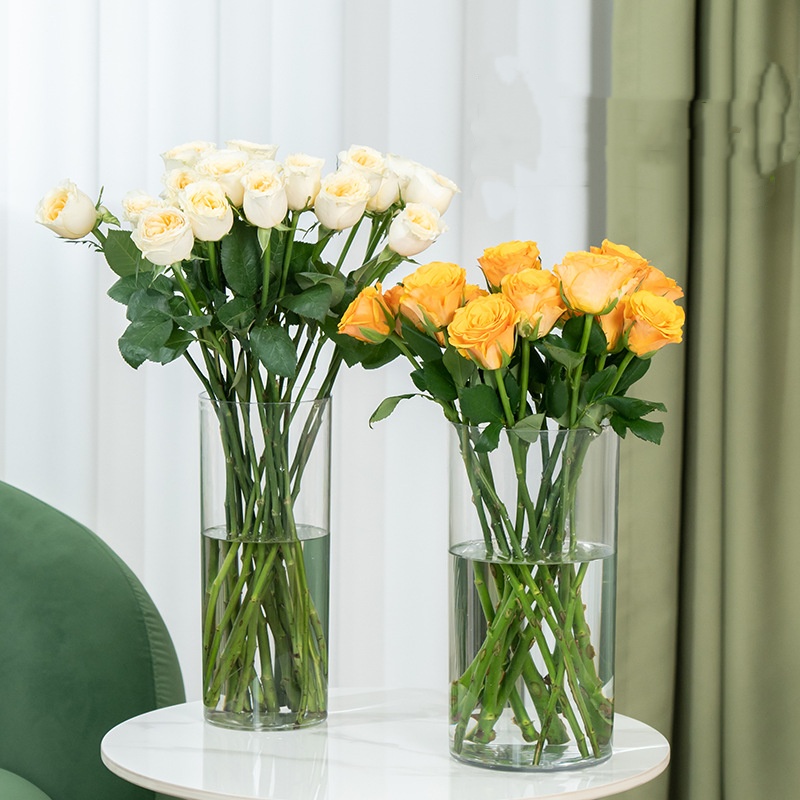 New Acrylic Clear Cylinder Flo - Centerpiece Vase Tall 评论和价格