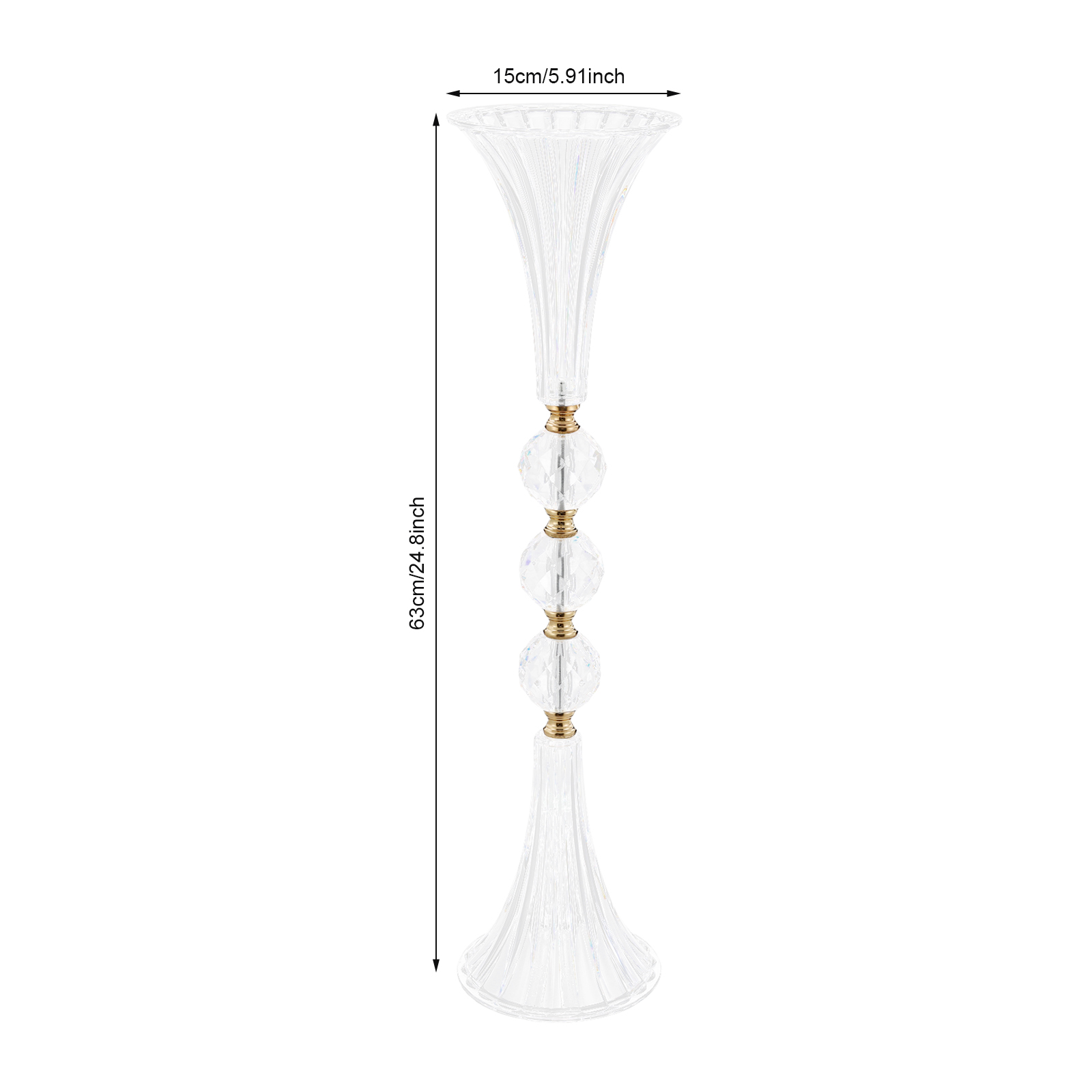 Acrylic Centerpiece Vase Set,  - Centerpiece Vase Tall 评论和价格