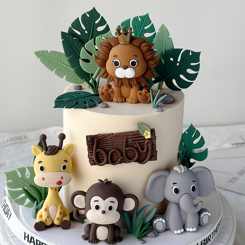 New Forest Jungle Animals Cake - Wedding Zoo 评论和价格