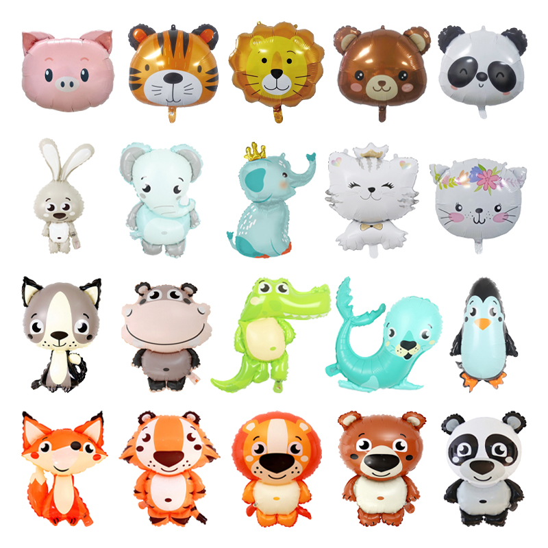 Q-version Animal Foil Balloons - Wedding Zoo 评论和价格