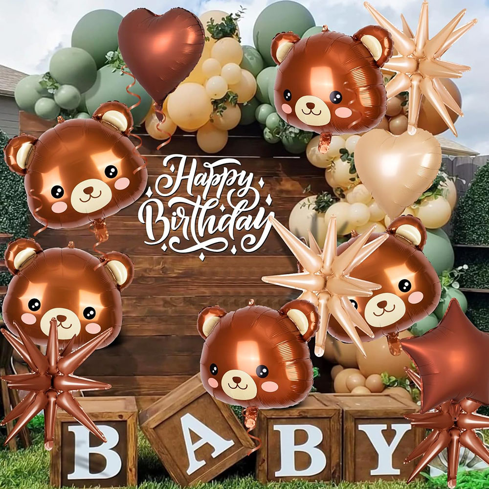 Bear Balloon, Bear Aluminum Fo - Wedding Zoo 评论和价格