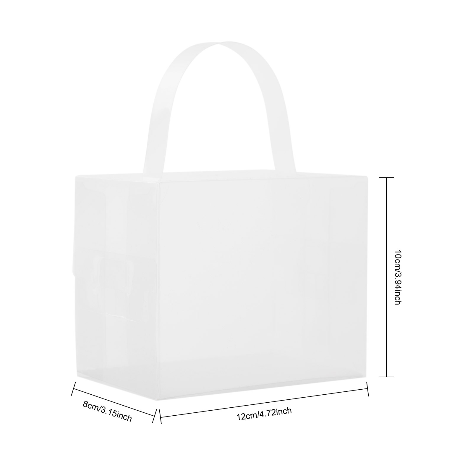 50 Pcs Clear Cake Boxes Set, P - Wedding Favor Box 评论和价格
