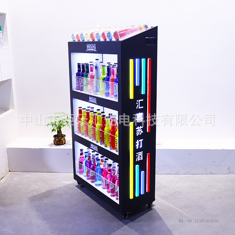 BarKTVIlluminated wine cabinet - Champagne Tower Set 评论和价格