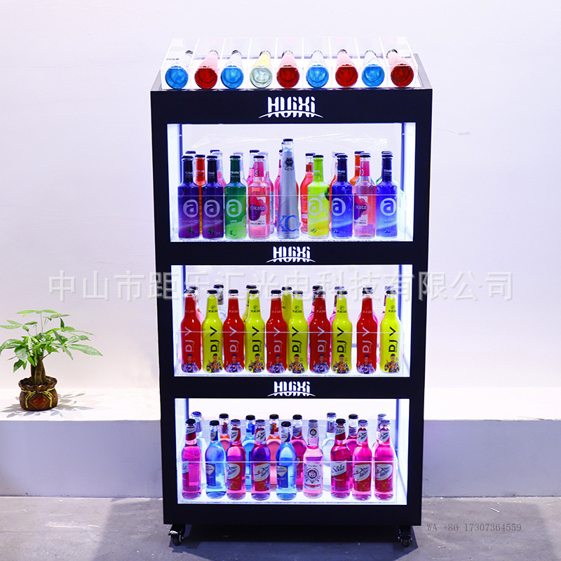 BarKTVIlluminated wine cabinet - Champagne Tower Set 评论和价格