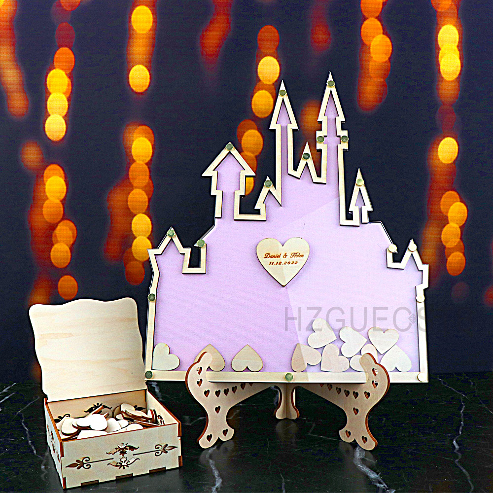 Personalized  Castle Guest Boo - Wedding Favor Box 评论和价格