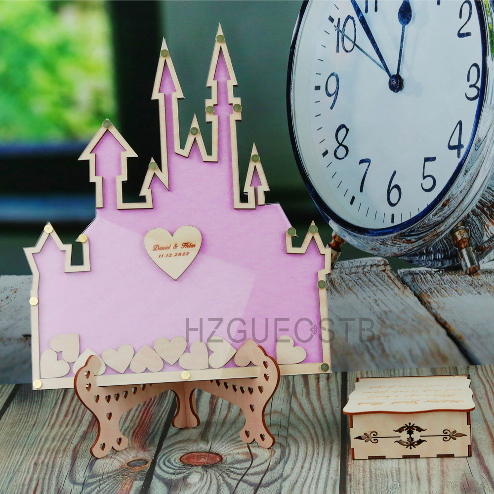 Personalized  Castle Guest Boo - Wedding Favor Box 评论和价格