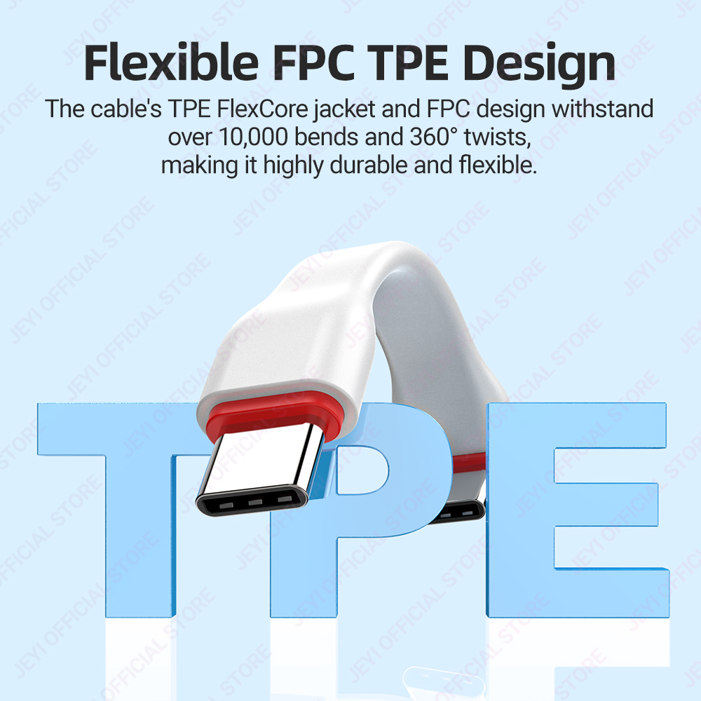 JEYI 20Gbps 90° USB Cable C to - Wedding Power Supply 评论和价格